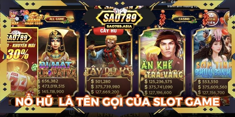 Nổ hũ SAO789 là tên gọi chung của vòng quay đổi thưởng online